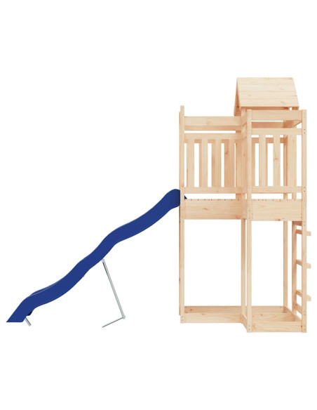 Set da Gioco da Esterno in Legno Massello di Pino