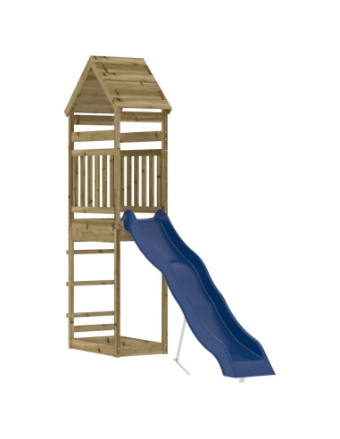 Set da Gioco da Esterno in Legno di Pino Impregnato