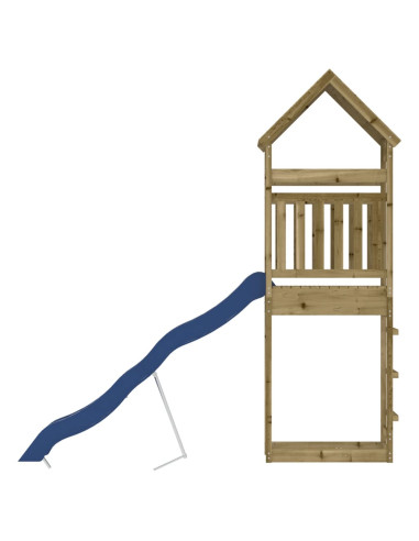 Set da Gioco da Esterno in Legno di Pino Impregnato