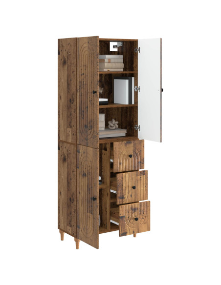 Set di armadi 2 pcs 66 x 34,5 x 90 cm Legno ingegnerizzato