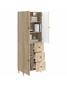 Set di armadi 2 pcs 66 x 34,5 x 90 cm Legno ingegnerizzato 2