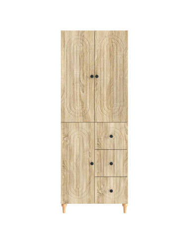 Set di armadi 2 pcs 66 x 34,5 x 90 cm Legno ingegnerizzato