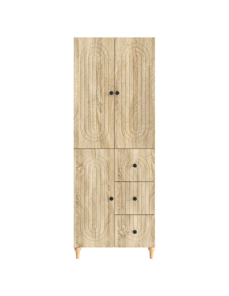 Set di armadi 2 pcs 66 x 34,5 x 90 cm Legno ingegnerizzato