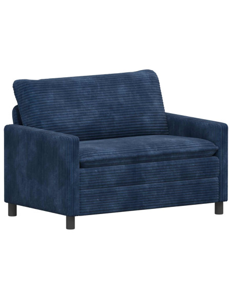 Divano Blu navy 126 x 81 x 87,5 cm Poliestere