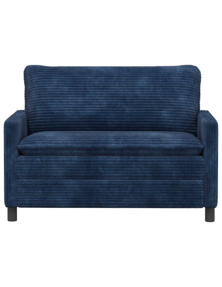 Divano Blu navy 126 x 81 x 87,5 cm Poliestere