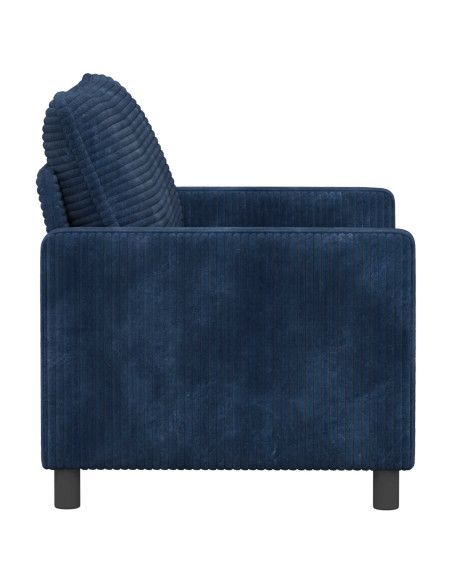 Divano Blu navy 126 x 81 x 87,5 cm Poliestere