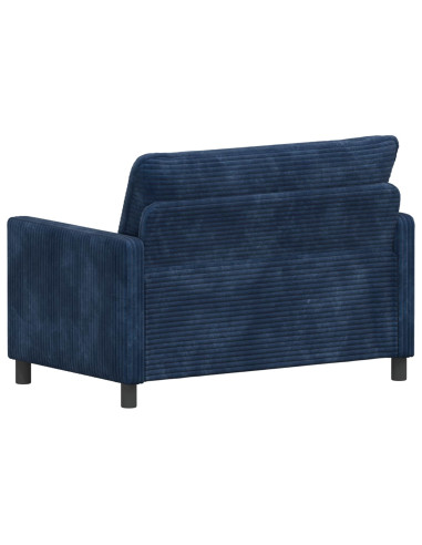 Divano Blu navy 126 x 81 x 87,5 cm Poliestere