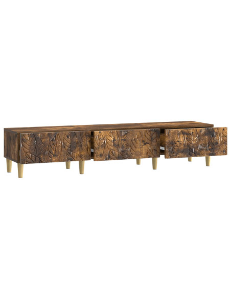 Mobile TV 147 x 34,5 x 30 cm Rovere Fumo Legno ingegnerizzato