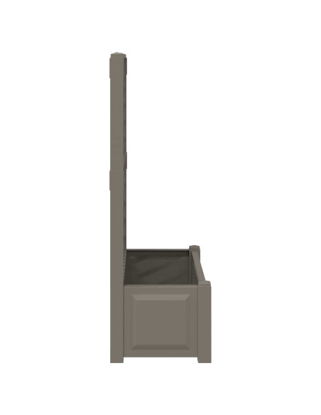 Vaso Grande con Direzione Grigio 99,5 x 43 x 133,5 cm PP