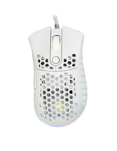 MOUSE USB GAMING MYST M80 WHITE 5 TASTI 10000DPI ILLUMINAZ RAINBOW