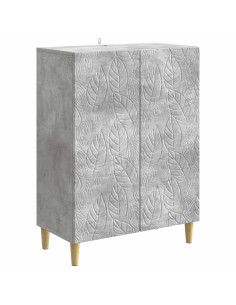 Credenza Grigio Cemento 66 x 34,5 x 90 cm Legno ingegnerizzato
