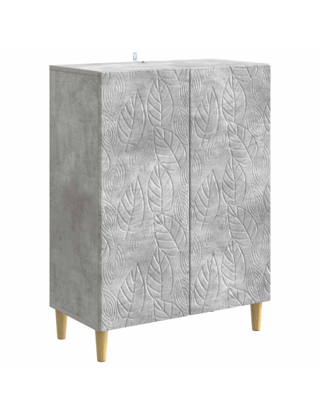 Credenza Grigio Cemento 66 x 34,5 x 90 cm Legno ingegnerizzato