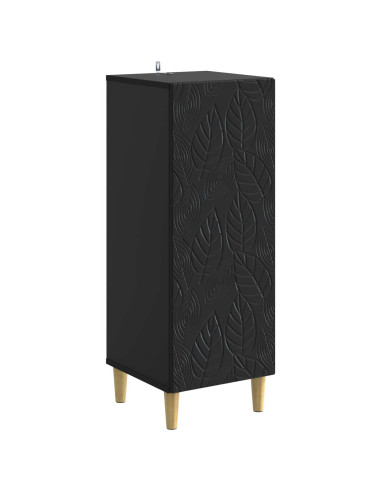 Credenza Nero 33 x 34,5 x 90 cm Legno ingegnerizzato