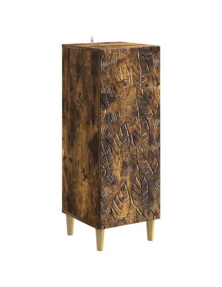 Credenza Rovere Fumo 33 x 34,5 x 90 cm Legno ingegnerizzato