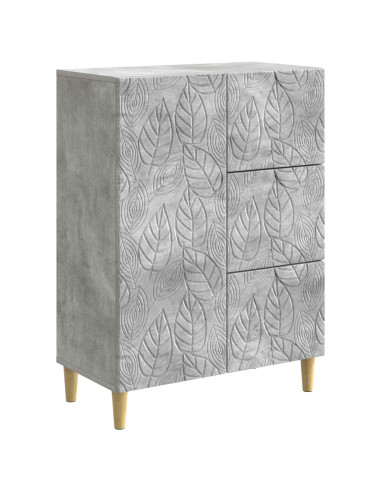Credenza Grigio Cemento 66 x 34,5 x 90 cm Legno ingegnerizzato