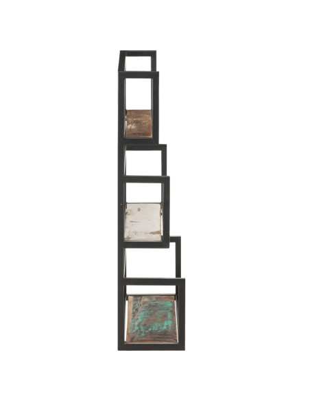 Scaffale a Muro 60x20x85 cm in Legno Massello di Recupero