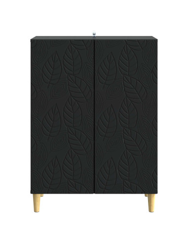 Credenza Nero 66 x 34,5 x 90 cm Legno ingegnerizzato