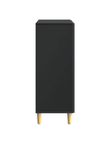 Credenza Nero 66 x 34,5 x 90 cm Legno ingegnerizzato