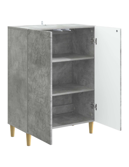 Credenza Grigio Cemento 66 x 34,5 x 90 cm Legno ingegnerizzato