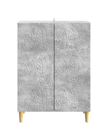 Credenza Grigio Cemento 66 x 34,5 x 90 cm Legno ingegnerizzato