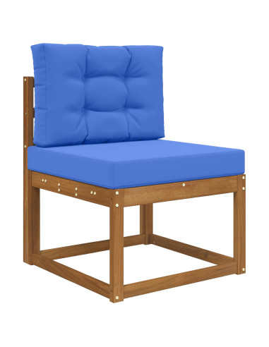 Cuscino per divano da esterno 2 pcs Blu Reale Poliestere