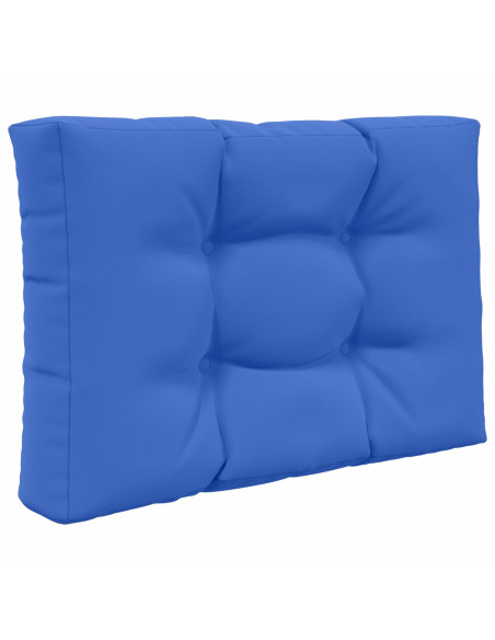 Cuscino per divano da esterno 2 pcs Blu Reale Poliestere
