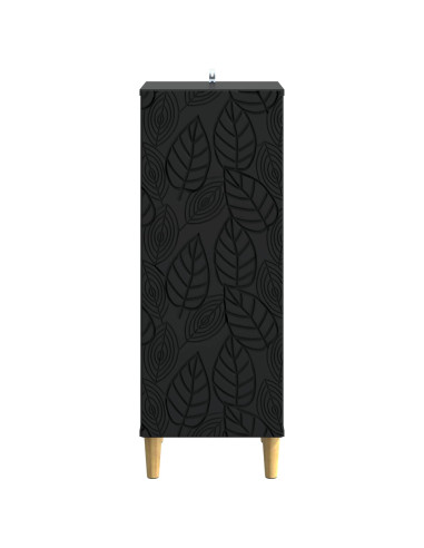 Credenza Nero 33 x 34,5 x 90 cm Legno ingegnerizzato