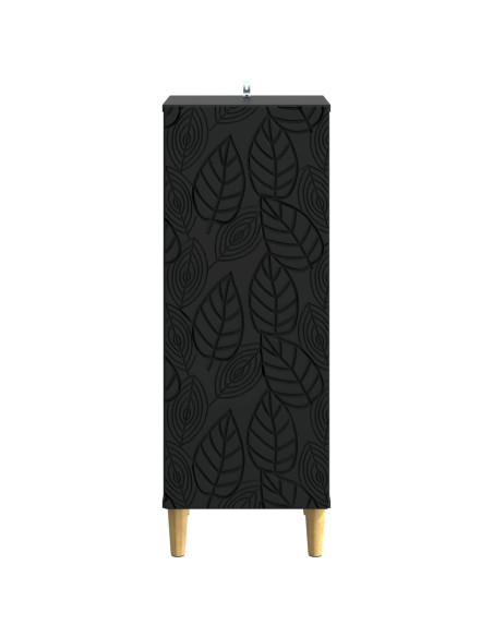 Credenza Nero 33 x 34,5 x 90 cm Legno ingegnerizzato