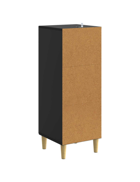 Credenza Nero 33 x 34,5 x 90 cm Legno ingegnerizzato