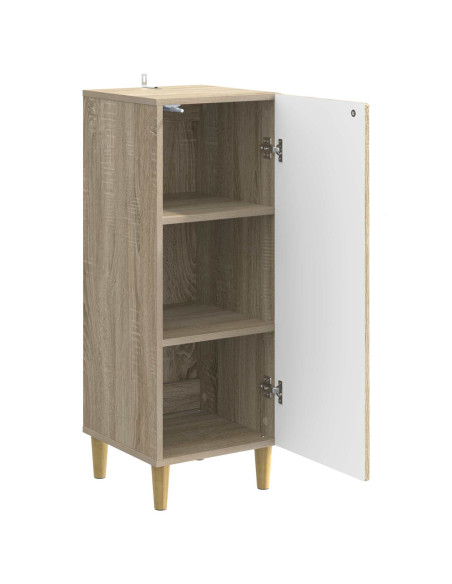 Credenza Rovere Sonoma 33 x 34,5 x 90 cm Legno ingegnerizzato