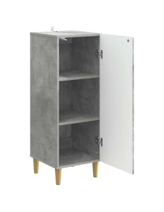 Credenza Grigio Cemento 33 x 34,5 x 90 cm Legno ingegnerizzato 2