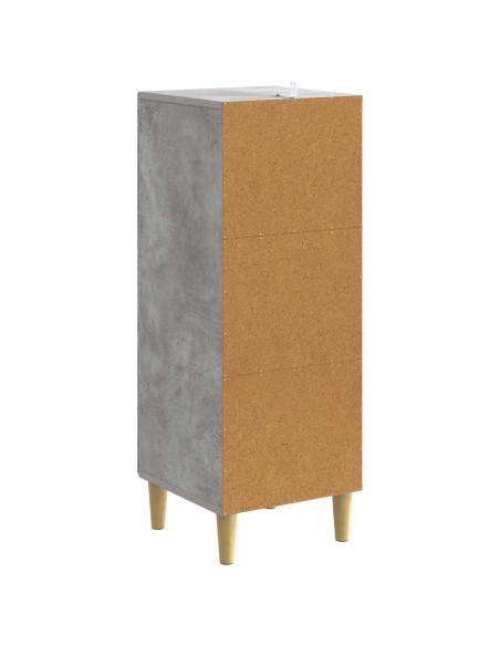 Credenza Grigio Cemento 33 x 34,5 x 90 cm Legno ingegnerizzato