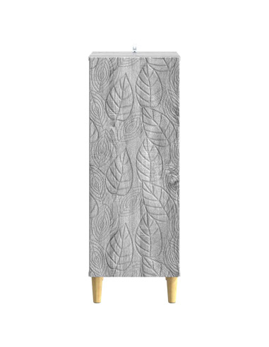 Credenza Sonoma grigio 33 x 34,5 x 90 cm Legno ingegnerizzato