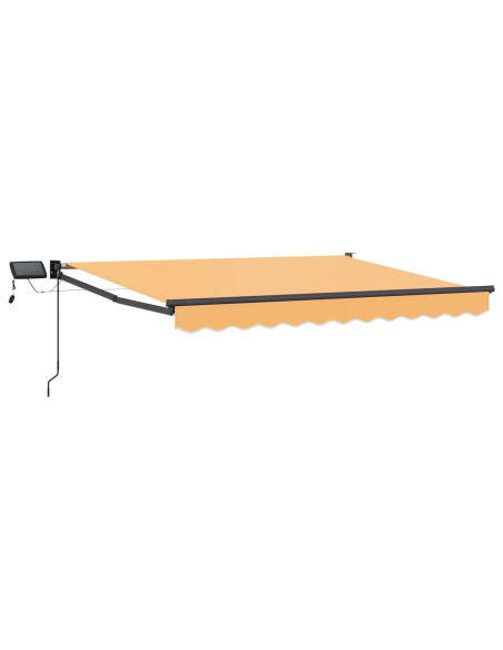 Tenda retrattile manuale con LED Sabbia