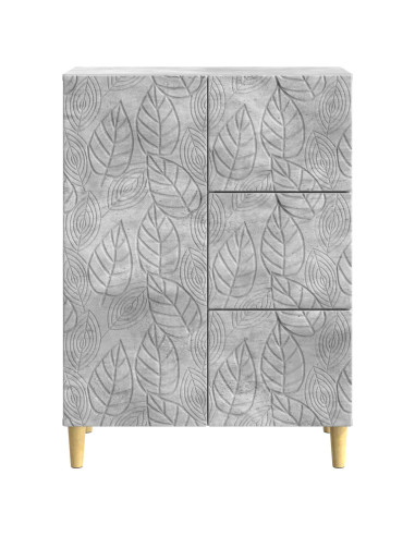 Credenza Grigio Cemento 66 x 34,5 x 90 cm Legno ingegnerizzato