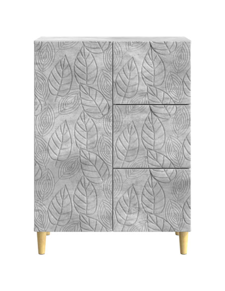 Credenza Grigio Cemento 66 x 34,5 x 90 cm Legno ingegnerizzato
