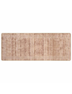 Runner Tappeto MARSA Bianco 80 x 200 cm Poliestere e PVC 2