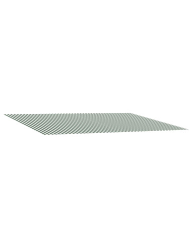 Telo di ricambio per tenda da sole Verde e Bianco 500 × 350 cm