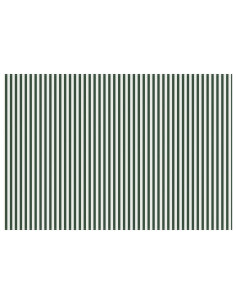 Telo di ricambio per tenda da sole Verde e Bianco 350 x 250 cm 2