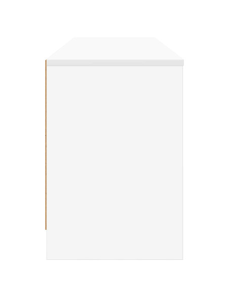 Armadietto per letto 2 pcs Bianco 66 x 33 x 48 cm