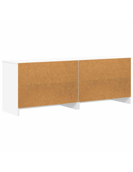 Armadietto per letto 2 pcs Bianco 66 x 33 x 48 cm
