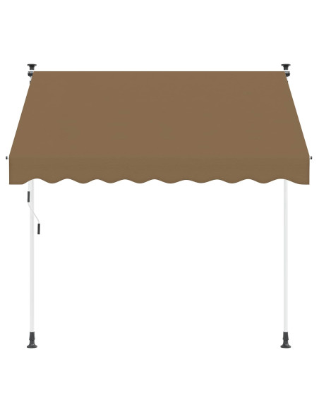 Tenda retrattile manuale Beige 350 cm