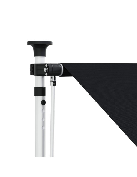Tenda retrattile manuale Nero 200 cm