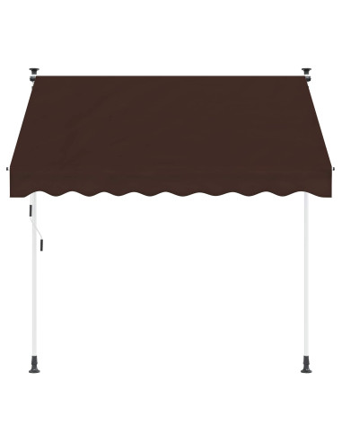 Tenda retrattile manuale Marrone 300 cm