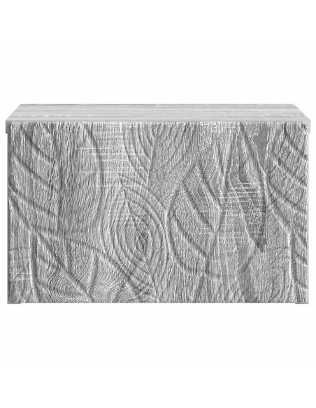 Tavolino da Parete Laterale 2 pcs Sonoma grigio