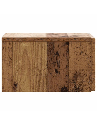 Tavolino da Parete Laterale Legno antico 34,5 x 33 x 20 cm