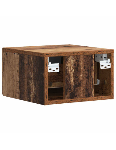 Tavolino da Parete Laterale Legno antico 34,5 x 33 x 20 cm
