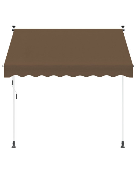 Tenda retrattile manuale Tortora 100 cm