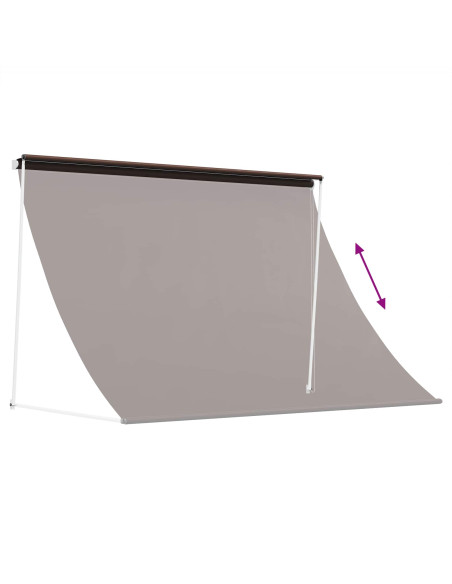 Tenda da Sole Marrone 350 x 150 cm