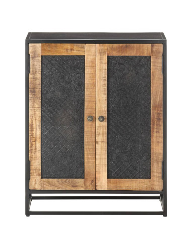 Credenza 60x35x75 cm in Legno Massello di Mango